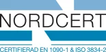 Certifierad enligt EN 1090-1 och ISO 3834-2